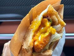 -小红车炸蛋葱油饼