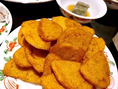 炸窝头配臭豆腐-老门框爆肚涮肉(金宝街店)