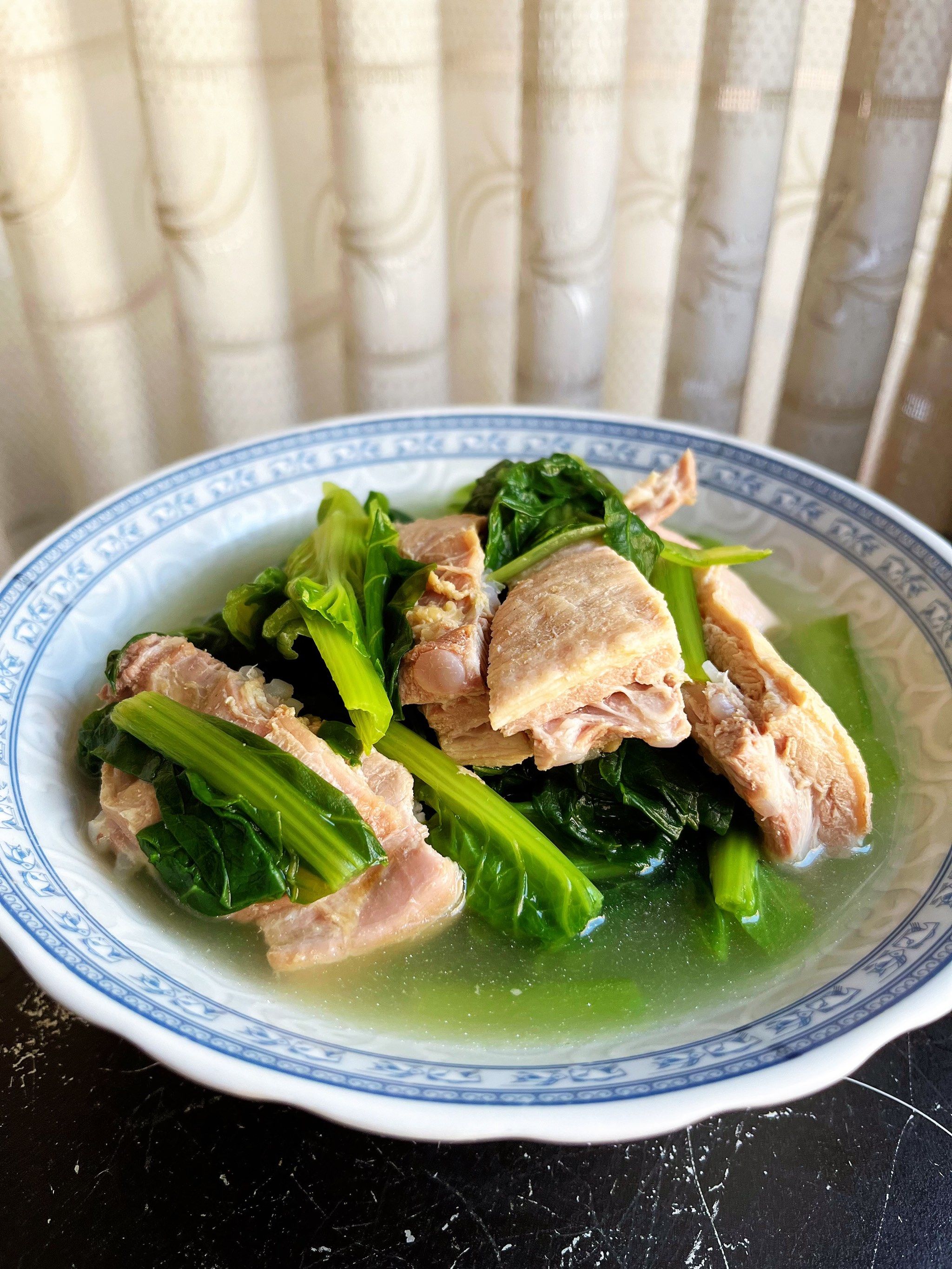 排骨炖小白菜