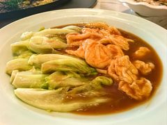 生菜拼鱼腐-聚福宝合苑食府(南头镇店)