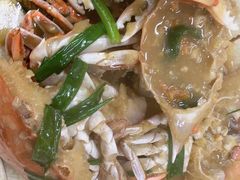 姜葱炒蟹-贞姨美食·老字号海鲜大排档