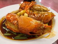 酱油王干煎生虾-新峰肉骨茶