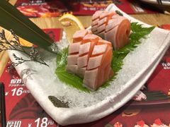三文鱼鱼腩刺身-鱼民·现造寿司(育德店)
