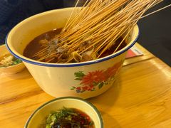 -拈签一笑黄牛肉辣卤串串
