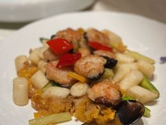 山药羊肚菌虾滑-皇朝会.经典传统粤菜(外滩店)