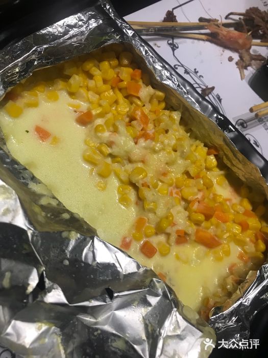 你有故事我有酒海鲜烧烤工坊锡纸玉米粒图片