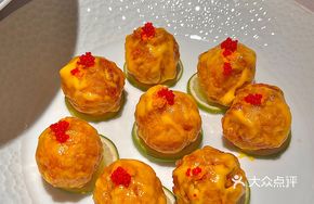 Sea Urchin Lime Shrimp Balls