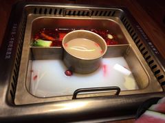 原味辣+菌汤+骨汤&nbsp;锅底-大渝火锅(太仓万达店)