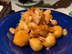 梨球果仁虾-小吊梨汤·北京菜·烤鸭(鸟巢店)