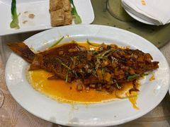 干烧大黄鱼-丰泽园饭店