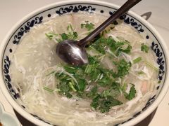 香菜银鱼羹-二泉园老菜馆·百年无锡菜