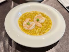 蟹粉甜豆牡丹虾-蟹榭·本帮江浙菜·蟹宴(五角场合生汇商场店)