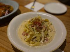 蘑菇汁培根宽扁意面-A30 BISTRO