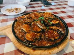 铁板茄盒-苏师傅菜馆(上沙店)