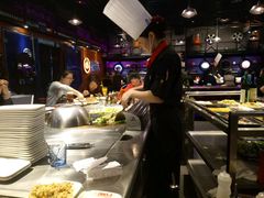 自助取餐区-尚雅铁板料理自助餐厅(乐松店)