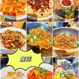 满桌的美食，明天开始减肥[胜利]