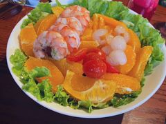 鲜橙老虎虾沙拉-Lets burger非常汉堡·环球风味(蓝色港湾店)