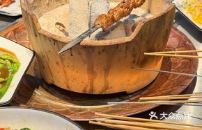 One-Meter Long Lamb Skewers