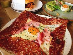 巴黎火腿鸡蛋芝士蘑菇可丽饼-RAC BAR(安福路店)