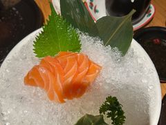 三文鱼刺身-赤坂亭·M9和牛烧肉·铁板烧·日料398放题(长泰广场店)