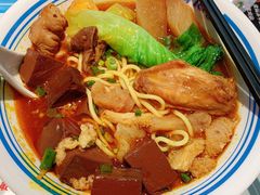 一碗全拼车仔面-敏华冰厅(平安金融中心店)