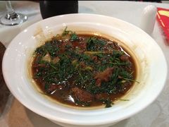 金花菜蚌肉-金典银峰老鹅馆·昆山菜(亭林公园店)
