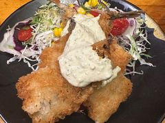 炸竹荚鱼-百步拉面