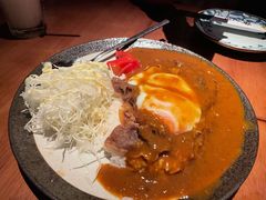 温泉蛋牛肉咖喱饭-醉虎传(南锣鼓巷店)