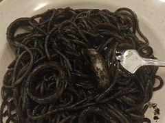 墨鱼汁海鲜意粉-萨莉亚(百信广场店)