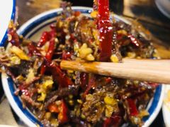 麻辣手撕牛肉-盟重烧烤(东瓜山创始店)