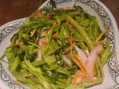 马拉盏炒通菜-大头虾越式风味餐厅(光明广场店)