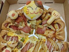 招财超级至尊薯角双拼披萨-必胜客(余姚五彩城店PH店)