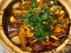 生焗石牛蛙烧鸭舌-金哥私房菜馆(张府园总店)