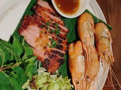 碳烧猪颈肉拼大虾-星叶·东南亚料理(宁波万象汇店)