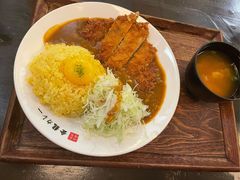 芝士猪排黄米饭-金龙咖喱