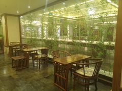 露天位-大佛寺高级素食自助餐厅