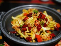 大盘花菜-云来居素食馆(海上世界店)