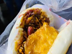 蛋菜夹馍-清真马乐贝腊牛肉蛋黄菜夹馍(马蓉洒金桥店)