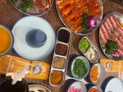 -明洞阿姨·韩式酱蟹烤肉·创意料理(三元桥店)