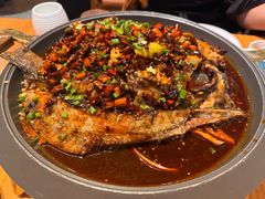 招牌怪味烤鱼-吉庆莲年有鱼炭烤鱼(苏宁广场店)