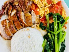 叉烧拼烤鸭-中山大学南校区-学1食堂