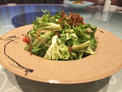 丁香鱼拌苦菊-喜满堂 望喜园·融合菜
