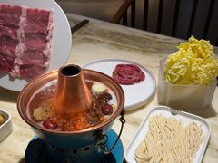 景泰蓝紫铜小锅-涮福記·现切牛羊肉火锅(世纪汇店)