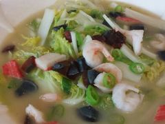 上汤辣味娃娃菜-添福来墨鱼饺子 · 海鲜东北菜(大连星海·黄浦路店)