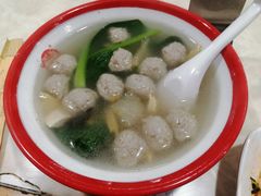 生汆丸子汤-子午路张记肉夹馍(小寨西路店)