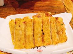 韭黄牛肉锅贴-海富荣·锅贴·陕菜家常菜(阳光城店)