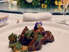 黑椒秋葵牛肉粒-Yan Ting 宴庭中餐厅(上海静安瑞吉酒店)