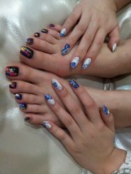 点击看大图 青花瓷2-指慕坊美甲造型