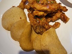 椒盐排条配虾片-老人和饭店(淮海中路店)