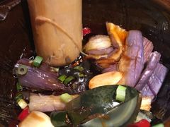 手擂茄子-绿茶餐厅(蓝色港湾店)